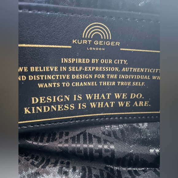 Kurt Geiger Denim XS Crossbody Shopper with Original Dust Bag - Picture 8 of 11